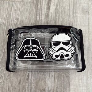 Stoney Clover Lane star wars patched clear travel pouch